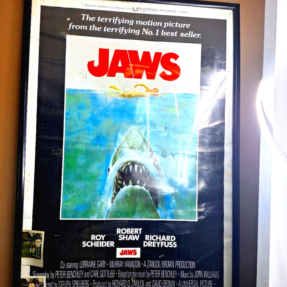 JAWS original movie posters authentic....1975 c8